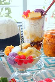 Sometimes i like it just with the avocado and other times i stir in the chocolate from the side and bottom of the cup. Halo Halo Recipe Foxy Folksy