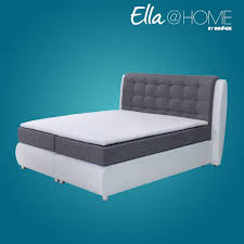 Boxspringbett hotellbett pedro 140 160 180 x200 schwarz grau rot weiß bettkasten. Boxspringbett Marseille Weiss Grau 180x200 Cm Von Ansehen