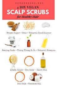 Vegan Diy Scalp Scrubs For Healthy Hair Seven Roses Vegan Diy Healthy Hair Vegan Hair Care