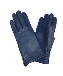 A51054 Womens Leather Smartouch Touchscreen Gloves Moroccan Blue Ct188kcr8gn