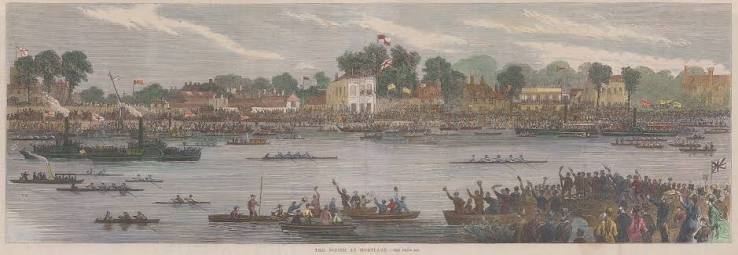 Illustrated London News (ILN), Rowing - Oxford and Cambridge Boat Race, 1869 | The Map House