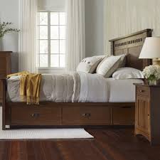Any furniture's finish starts to break down with daily use, sunlight, soup wiped up with a wet cloth, forced air heat, etc. Fowler Brothers Co The Highlands Bed Is Stickley Furniture S Top Selling Bed For Three Good Reasons High Quality Bed Rail Construction Storage Space Two Drawers And Cubby Compartment Six Different Customizable Options