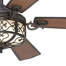 54 burnished black rustic lodge indoor outdoor ceiling fan dimmable led remote. 54 Hermitage Rustic Vintage Outdoor Ceiling Fan With Light Led Remote Control Dimmable Golden Forged Distressed Walnut Blades Damp Rated For Patio Exterior House Porch Gazebo Casa Vieja Pricepulse