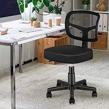 We have all the answers to this! Buy Armless Task Office Chair Molents Small Desk Chair With Mesh Lumbar Support Ergonomic Computer Chair No Arms Adjustable Swivel Home Office Chair For Small Spaces Easy Assembly Mid Back No Armrest Online In Vietnam B08h23kdxh