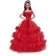 Poupee Barbie De Noel 30eme Anniversaire 3 Barbie Mattel Pas Cher A Prix Auchan In 2020 Holiday Barbie Holiday Barbie Dolls Barbie Dress