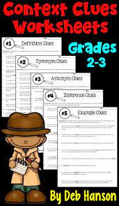 Context Clues Worksheets Pdf And Digital Five Worksheets Context Clues Context Clues Worksheets Context Clues Activities