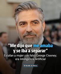 Una mujer argentina perdió 15 mil dólares luego de pensar que tenía un  romance con el actor George Clooney. La mujer relató su experiencia en un  canal de televisión argentino, donde detalló