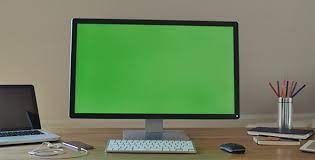 Wallpaper desktop background desktop background nature pattern hay desktop picture landscape yk. Big Pc Display With Green Screen For Mock Up By Stockhunter Videohive