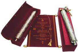 Superbly Designed Scroll Invitation Specially Designed For Royal Wedding Invitation Makes You Pakistani Wedding Cards Wedding Cards Images Wedding Cards