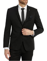 Buy mens footwear and clothing online in australia and new zealand with free delivery. Pierre Cardin Solid Black Suit Jacket Myer