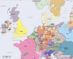 Can you name the countries of europe in the year 1500? Euratlas Periodis Web Map Of Europe 1500 Northwest