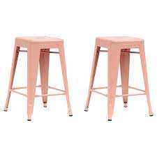 Great prices on metal dining stool. Set Of 2 24 Carlisle Metal Counter Height Barstool Threshold Metal Counter Stools Counter Stools Counter Stools Backless