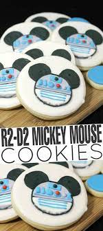 R2 D2 Mickey Mouse Cookies Recipe Mickey Mouse Cookies Favorite Dessert Recipes Mickey