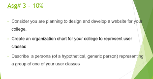 Asg 3 10 Consider You Are Planning To Design And