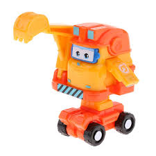 Super Wings Animation Figures Transforming Excavator Robot Toy Scoop Buy At A Low Prices On Joom E Commerce Platform