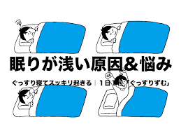 眠りが浅い体験談 ぐっすり寝たい人のための記事 悩み 睡眠は大事 ぐっすりずむ 睡眠不足 睡眠不足 快眠 睡眠
