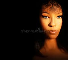 Beautiful Female Deer with Perky Ears Looking Ahead Stock Image