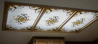 Install tiles from the center outward. Fluorescent Light Covers Decorative Ceiling Panels 200 Designs