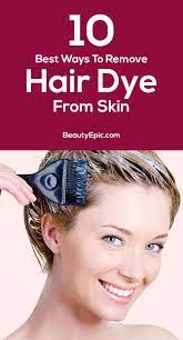 How To Remove Hair Dye From Skin At Home Hair Dye Removal Hair Color Remover Diy Hair Dye