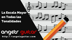 Para seu smartphone ou tablet que diverte as crianas free. La Escala Mayor En Todas Las Tonalidades Angel S Guitar