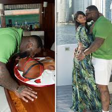 Chanel Iman Gets NFL Boyfriend A Big Booty Cake For His Birthday