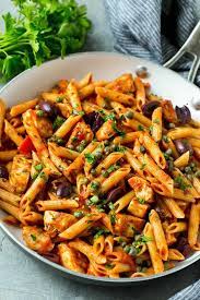 Chicken Pasta Puttanesca Recipe Chicken Pasta Recipes Healthy Pasta Recipes Pasta Puttanesca