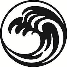 Black And White Brand Wave Logo Image Result For Wave Logo With Images Waves Logo Logos Craft Logo