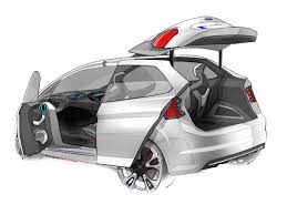 Ford Iosis Max Concept Design Sketch With Images Industrial Design Sketch Car Design Sketch Concept Design