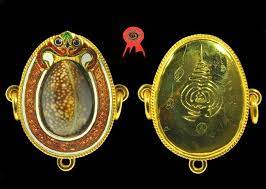 biagae gold casing luang phor cher wat klangbangkaew be2548 maxamulet max泰国佛牌 gold case gold case