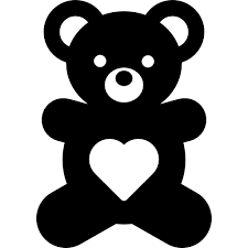Teddy Bear Free Vector Icons Designed By Freepik Cricut Projects Vinyl Baby Flash Cards Bear Silhouette