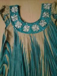 اجمل صور قنادر كتان قلية عالم المراة rose embroidery designs cotton night dress house dress