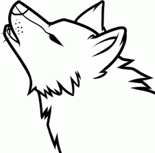 How To Draw A Howling Wolf Easy Step By Step Forest Animals Animals Free Online Drawing Tutorial Added Wolf Drawing Easy Easy Drawings Cool Easy Drawings