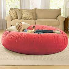 Chill Sack Massive 8 Foot Wide Bean Bag Chair Home Bean Bag Chair Giant Bean Bag Chair