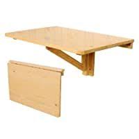 Sobuy Fwt01 N Bureaux Table Murale Rabattable Table De Cuisine Pliante En Bois L75cmxp60cm Cla En 2020 Table De Cuisine Pliante Table Murale Rabattable Table Murale