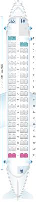 Seat Map Flybe Bombardier Q400 Seatmaestro