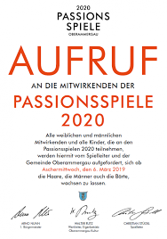 Passionsspiele wären es in diesem jahr nun geworden. Haar Und Barterlass Passion 2022