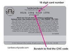 I have a starbucks gift card in my wallet app. Cvv Cvvnumber Profile Pinterest