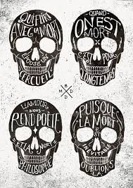 Https Www Behance Net Gallery 19634951 Memento Mori Caligraphie Idees De Tatouages Tete De Mort