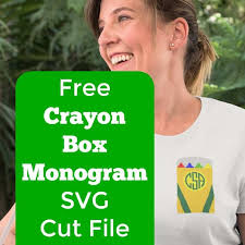 Download Free Back To School Crayon Box Monogram Svg Cut File For Silhouette Portrait Or Cameo And Cricut Explore Or Maker By Cuttingforbusiness Com Cutting For Business