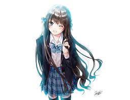 The perfect anime eyes senpai animated gif for your conversation. Pin On A Black Brown Hairs Anime Female