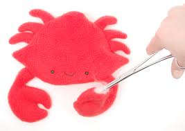 Jack is 6 tall, and has a 17 wide clawspan.to complete this pattern, you will need: Crab Plush Pattern Online