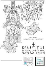 Free printable coloring pages spring coloring pages. 4 Beautiful Spring Coloring Pages For Adults Favecrafts Com