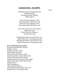 April 20, 2019 anju ahu, lagu daerah. 10 Lagu Daerah Beserta Artinya