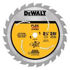 Dewalt Dwafv3824 Flexvolt Table Saw Blade 8 1 4 24 Tpi In 2020 Circular Saw Blades Table Saw Blades Dewalt Circular Saw