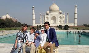Father, husband, 23rd prime minister of canada. Justin Trudeau Visits Taj Mahal With Family Hello