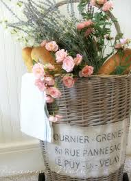 I loved working with french market flowers. Heaven S Walk French Market Basket French Country Decorating Market Baskets