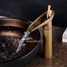 gold bathroom sink faucets brushed