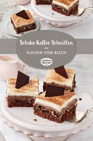 Schoko Kaffee Schnitten Rezept Schokokuchen Kaffee Und Kuchen Kuchen Und Torten