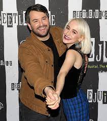 Congrats to caruso on this broadway milestone! Alex Brightman Sophia Anne Caruso And Beetlejuice Stars Meet The Press Theatermania