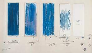 Add shading with pencil on one side only. Cy Twombly Treatise On The Veil The Morgan Library Museum